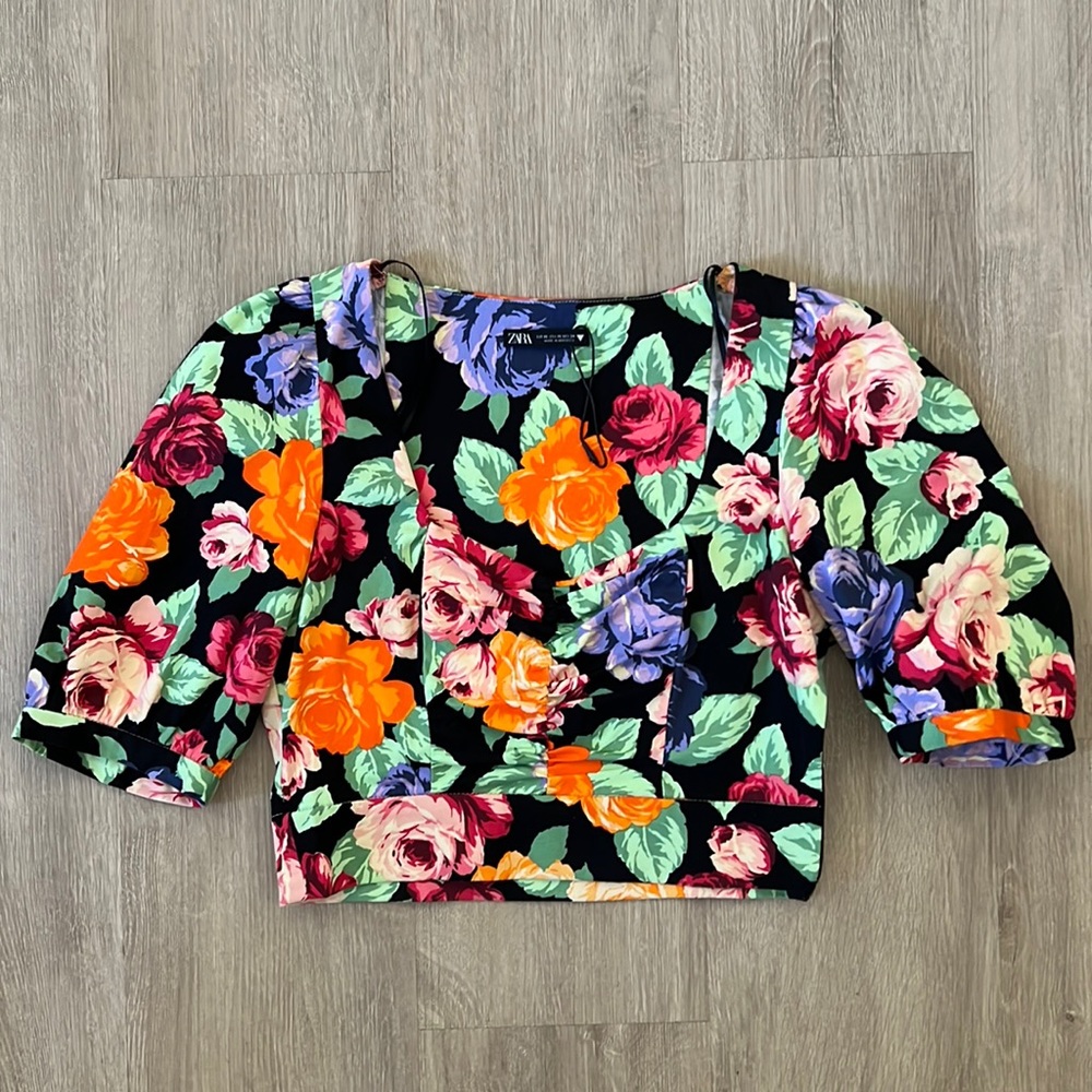 Zara Crop Blouse